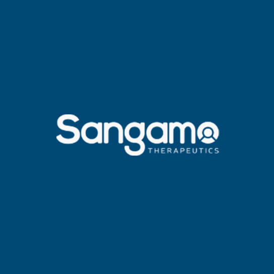 Sangamo Logo White